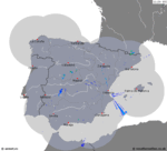 Imágenes de radar España 14:20 UTC