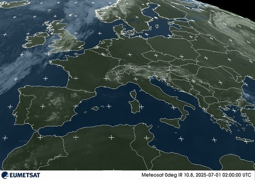 Imagen de satélite Suiza!