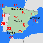 Pronóstico sáb, 08-11 España